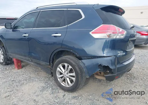 2016 Nissan Rogue Sv из США, поврежденный, VIN KNMAT2MT3GP610441